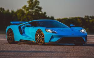 Ford GT Riviera Blue 2017 года